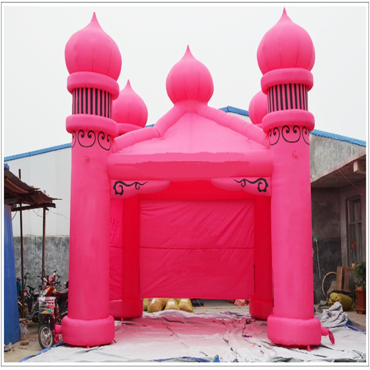 隆化粉色帐篷